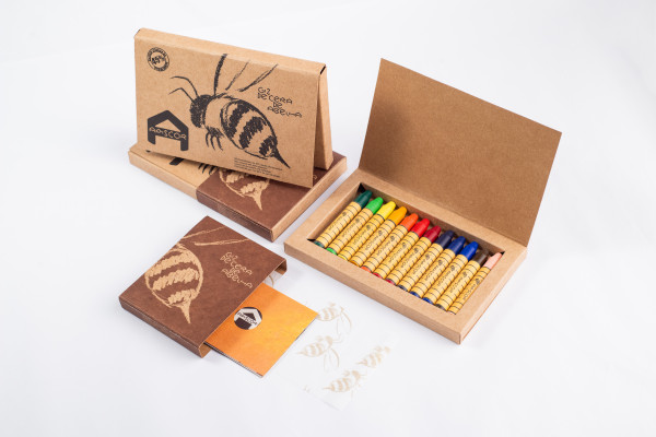 Apiscor Wachsmalstifte 12er 