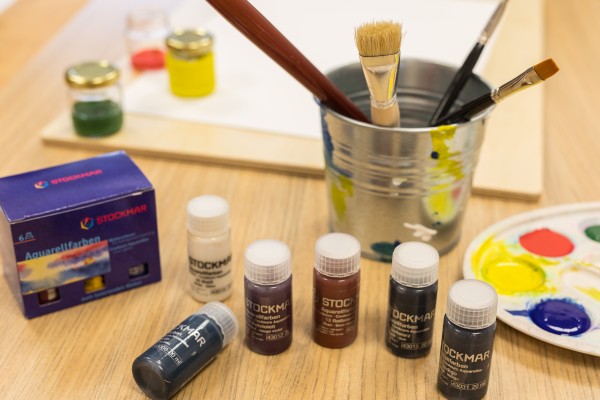 Stockmar 6 Aquarellfarben Grundsortiment je 20 ml