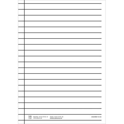 Linienblätter zum Einlegen | Sedulus